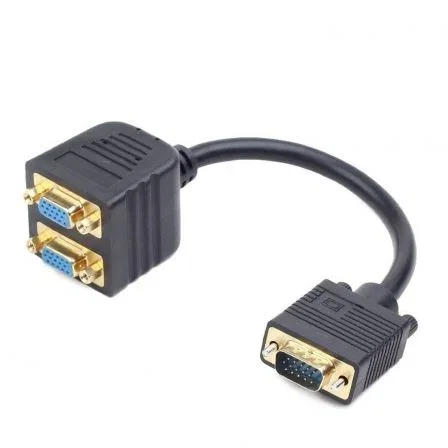 Gembird Cable VGA Duplicador 1 VGA Macho a 2 VGA Hembra Negro 0,2 m Gembird Cable VGA Duplicador 1 VGA Macho a 2 VGA Hembra Negro 0,2 m